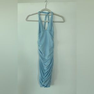 Baby Blue Midi Bodycon Dress